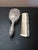 1940s Gorgeous Pair of Victorian Ornate Vanity Silver Plated Brush & Comb Set For Sale - Image 5 of 5
