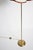 1960s Brass, Fabric and Leather Floor Lamp, 1960s. For Sale - Image 5 of 6