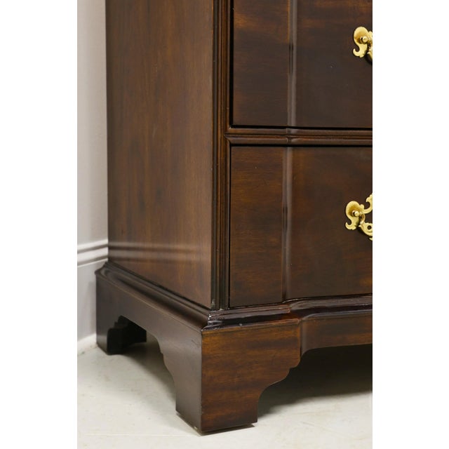 Wood Henredon Folio Fourteen Mahogany Chippendale Chest of Five Drawers For Sale - Image 7 of 12