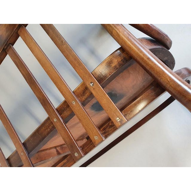 Vintage Bench in Wood For Sale - Image 10 of 16