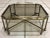 Metal Mastercraft Brass & Glass Coffee Table After Jansen For Sale - Image 7 of 13