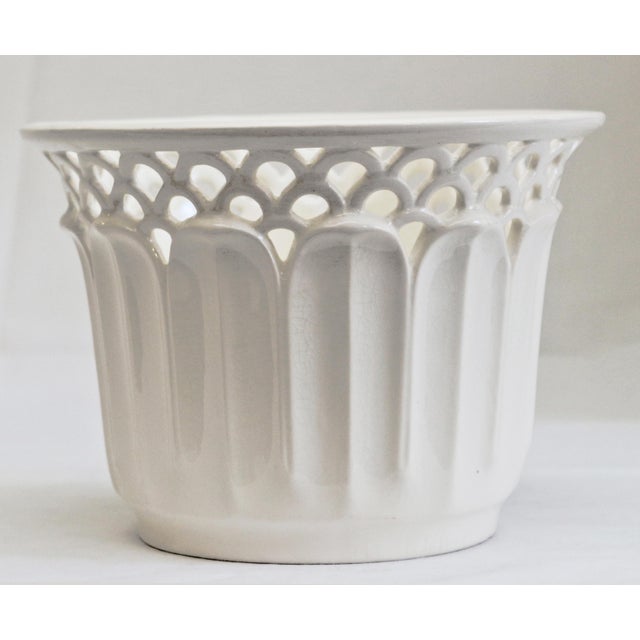 Ceramic Art Deco Flower Pot, 1920s For Sale - Image 7 of 7