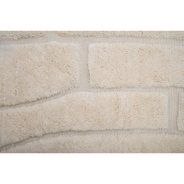 Hand-Knotted Wool Rug by Azele Studio For Sale - Image 6 of 10