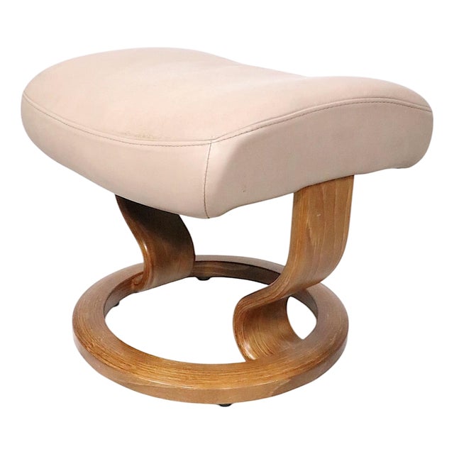 Vintage Ekornes Footstool Ottoman For Sale