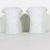 A.K. Kaiser Vintage 1960’s Ceramic White Bisque Candle Holders Signed M Frey Kaiser Germany, Matte White Porcelain, a Pair For Sale - Image 4 of 10