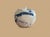 2010s Porcelain Apple Sculpture Blue + White Jingdezhen Studio Pottery "Ping Peace & Harmony" With Internal Rattle Signed For Sale - Image 5 of 9