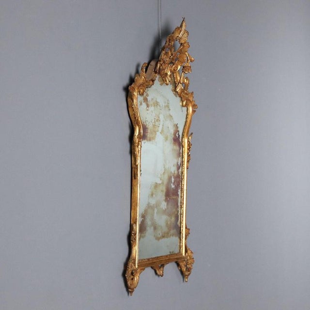 Rococo Mirror in Lombard, 20th Century For Sale - Image 3 of 11