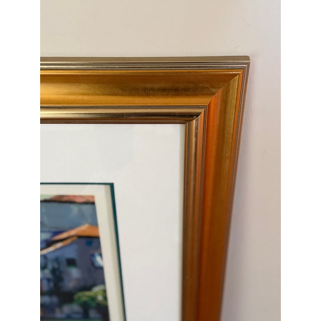 Paper Late 20th Century Howard Behrens 'Gondoliers' Limited Edition Signed Serigraph of Venice For Sale - Image 7 of 7