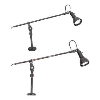 Industrial Lamps, Set of 2 For Sale