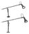 Industrial Lamps, Set of 2 For Sale