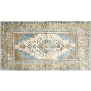 1960s Turkish Oushak Rug For Sale