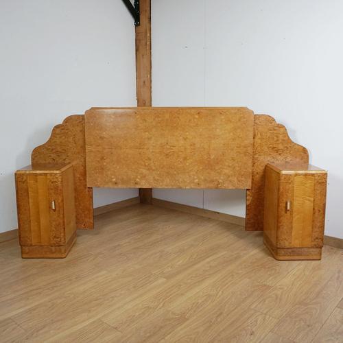 King Sized Bed by Harry & Lou Epstein, 1930s For Sale - Image 6 of 6