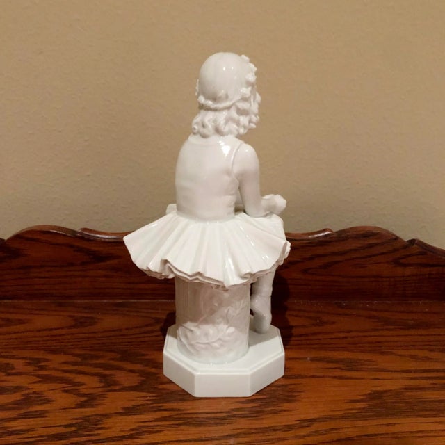 Royal Copenhagan Mid 20th Century Royal Copenhagen Porcelain Ballerina Figurine For Sale - Image 4 of 6