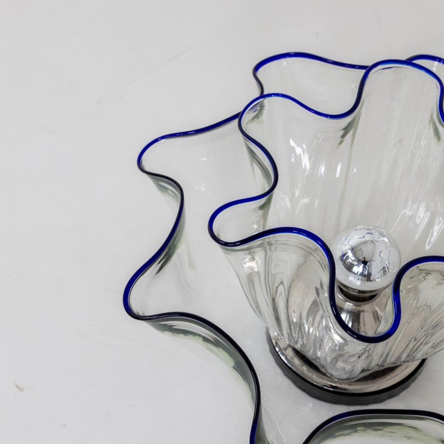 1970s "Fazzoletto" Italian Art Glass Table Lamp For Sale In New York - Image 6 of 12