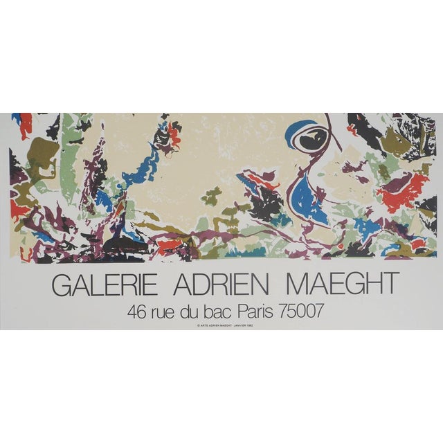 Olivier Garand, Exposition 1982 Poster, Lithograph For Sale - Image 6 of 8