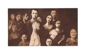 Women and Children - Unframed Etching