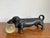 Large Vintage Cast Iron Dachshund Boot Scraper For Sale - Image 12 of 13