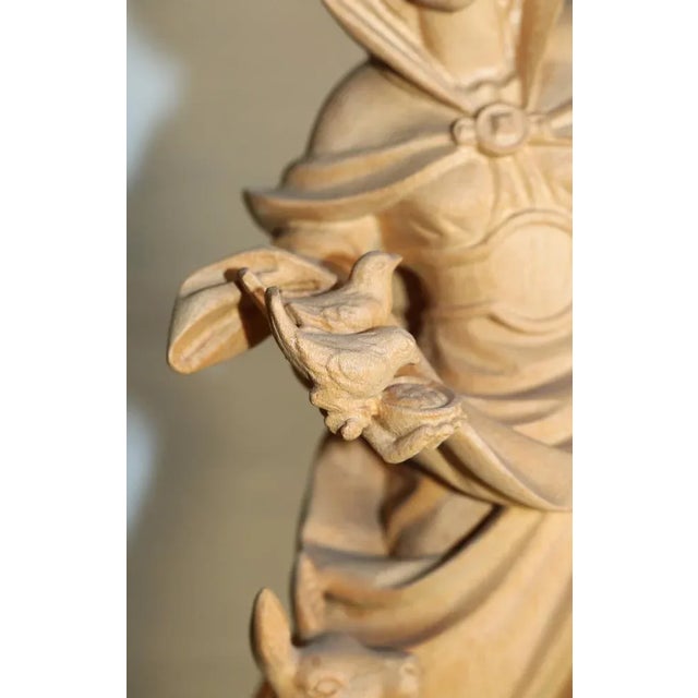 The Four Seasons Figurines in Maple Wood, Set of 4 For Sale - Image 9 of 12
