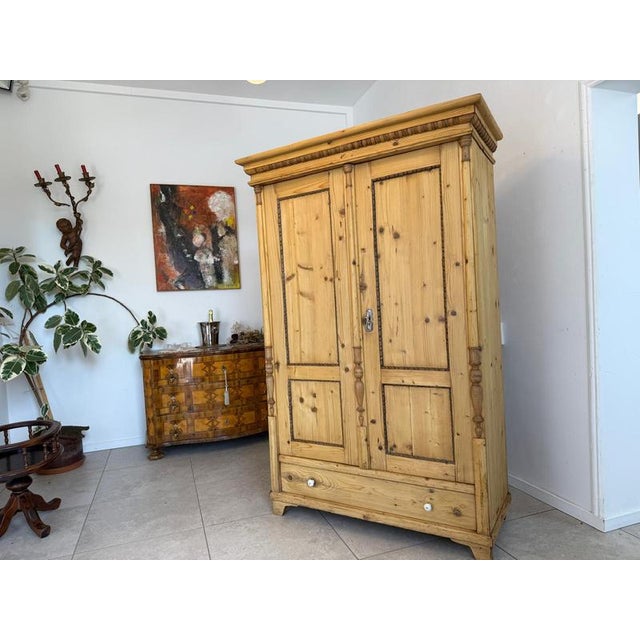 Original Gründerzeit farmhouse cupboard from Styria. Dimensions: Height x Width x Depth 189 x 123 x 56 cm. Gründerzeit...