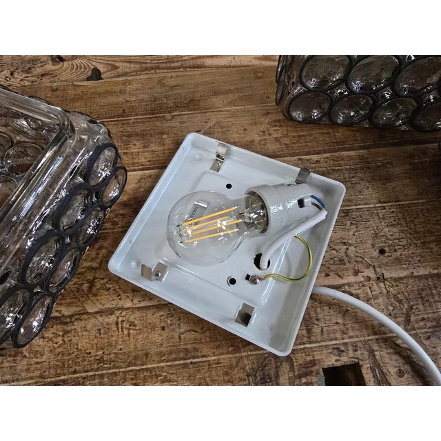 Mid-Century Ceiling Light from Glashütte Limburg, 1970s For Sale - Image 12 of 14