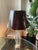 J. Robert Scott Late 20th Century Sally Sirkin for J. Robert Scott Glass and Polished Nickel Lamp With Glossy Parchment Shade For Sale - Image 4 of 8