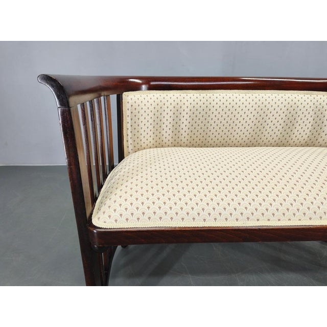 Vintage Beech Sofa by Josef Hoffmann, 1920s For Sale - Image 4 of 16