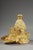 Small ormolu inkwell with a beehive-shaped system decorated with bees at the top, on a base animated with flowers and...