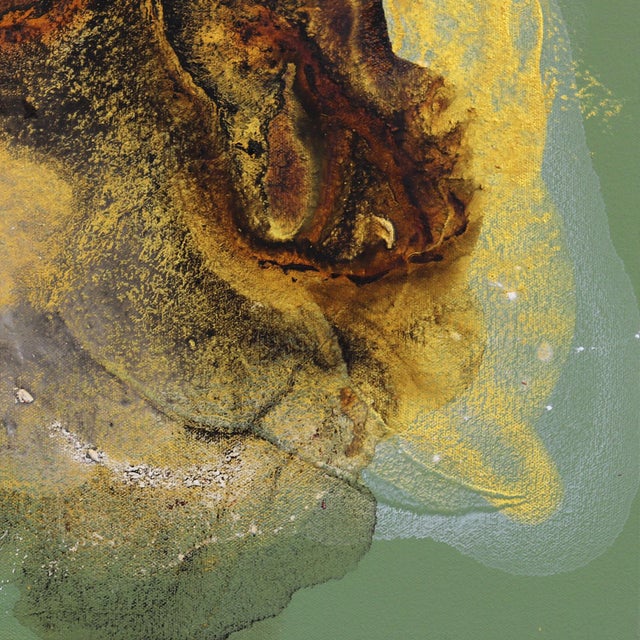 2020s Quiet Earth - Minimalist Gold, Brown Tone Abstract Contemporary Original Artwork by Clara Berta For Sale - Image 5 of 9