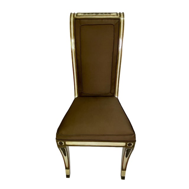 Mid-20th Century Directoire-Style Dining Chairs, Set of 6 For Sale - Image 9 of 16
