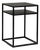 Early 21st Century Poland Black Wood Side Table For Sale