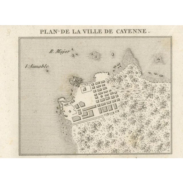 Map of French Guiana with Cayenne, 1826 For Sale - Image 4 of 10