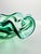 Glass 1960s Mid-Century Murano-Style Sommerso Emerald Green Flared Scalloped Bowl For Sale - Image 7 of 10