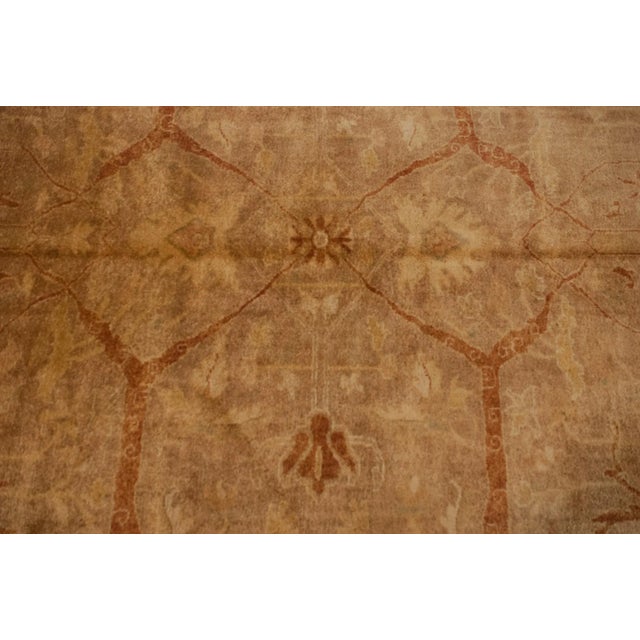 New Gold Wash Indian Oushak Design Rug - 9'11" X 13'7" For Sale In New York - Image 6 of 11