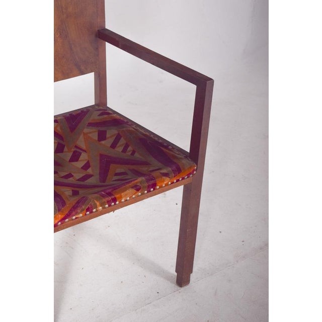 1970s Vintage Armchair with Fabric Upholstery, 1970 For Sale - Image 5 of 8