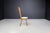 Wood Brutalist Dining Chair in Oak with Bouclé Upholstery, France, 1950s For Sale - Image 7 of 11