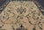 Vintage Turkish Oushak Rug With Vining Florals in Cream and Sapphire Blue For Sale - Image 4 of 15