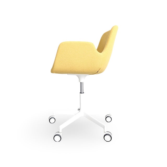 S131 Chairs with Hee Welling Fabric Armrests from Lapalma, Set of 5 For Sale - Image 5 of 13