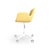 S131 Chairs with Hee Welling Fabric Armrests from Lapalma, Set of 5 For Sale - Image 5 of 13