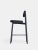Set of 6 black residence 65 counter chairs by kann design dimensions: d 50 x w 46 x h 93 cm. Materials: steel tube, hr...