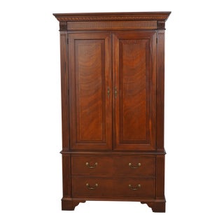 Ethan Allen 18 C. Collection Mahogany Bedroom Armoire For Sale