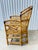 Vintage Brighton Pavilion Style Tortoiseshell Bamboo & Rattan Armchair For Sale - Image 10 of 11