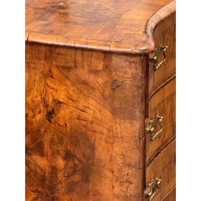 18th Century German Walnut Serpentine Chest For Sale - Image 10 of 13
