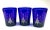 Mid-Century Modern Cobalt Blue Holiday Cocktail Glasses Culver For Sale - Image 11 of 11