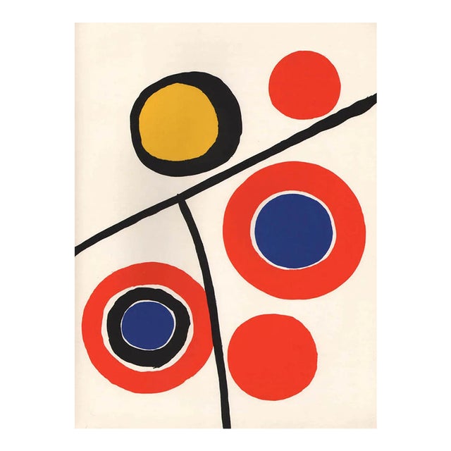 Calder Lithograph Dm48201 Derriere Le Miroir 1973 For Sale