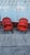 American Pair of Vintage Red Tufted Armchairs For Sale - Image 3 of 7