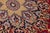 Medallion Red/Blue Wool Rug - 10'0'' X 13'1'' For Sale - Image 4 of 10
