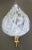 1990s La Murrina Murano White and Clear Glass Leaf Wall Sconces - a Pair For Sale - Image 5 of 13
