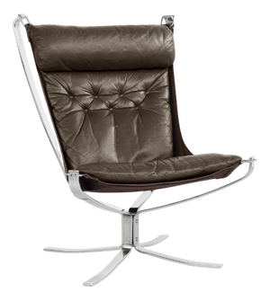 Vintage Highback Falcon Chair by Sigurd Ressell for Vatne Møbler, 1970s