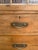 Wood Vintage Pine Cabinet With Paned Glass Doors For Sale - Image 7 of 9