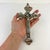 Antique Roma Micromosaic Wall Cross 8.25” For Sale - Image 9 of 12